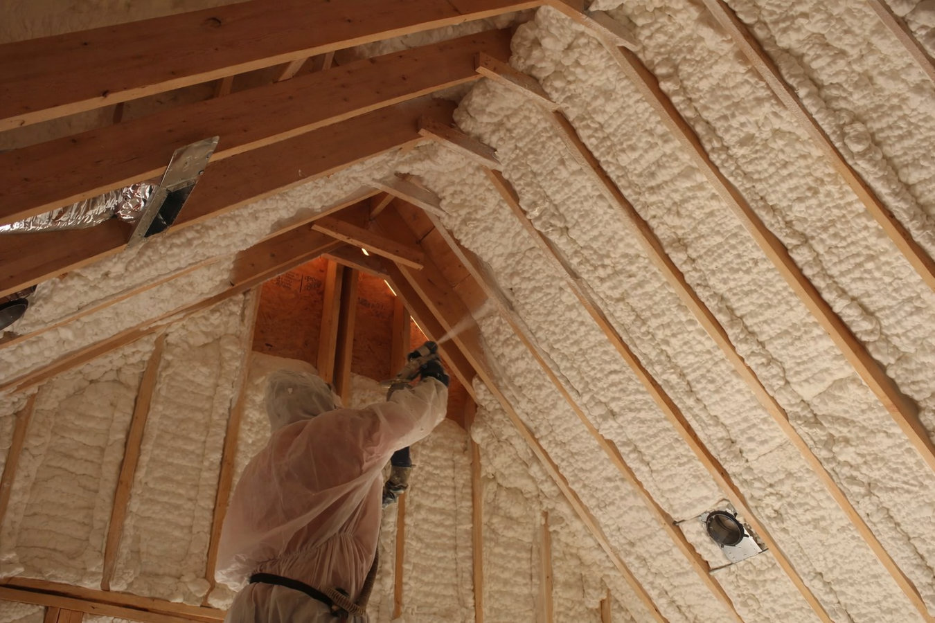 Open-cell foam insulation